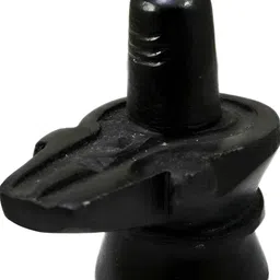 Navyaksh Black Marble Shivling Showpiece-image-93