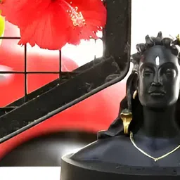 Navyaksh Black Adi Yogi Decorative Showpiece-image-22
