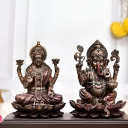 CraftVatika Brown Stones Religious Idol Showpiece-image-17