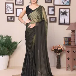 Panzora Striped Ready to Wear Saree-image-49