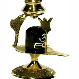 Navyaksh Black Brass Shiv Ling Showpiece-16