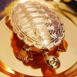 Navyaksh Brown Turtle With Tray Religious Idol Showpiece-image-94