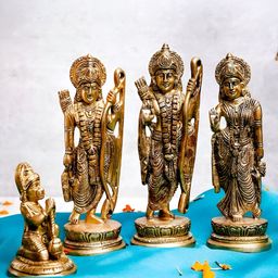 The Advitya Rama Darbar Brass Religious Idol-image-40