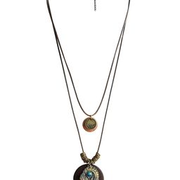 EL REGALO Women Gold-Toned & White Antique Necklace-image-52