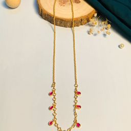 ABDESIGNS Brass Gold-Plated Antique Necklace-image-49