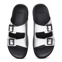 RARE RABBIT Men Leather Comfort Sandals-image-9