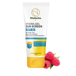Nimbarka Hydra Gel Lightweight SPF50 Sunscreen with Roseberry & Carrot Oil - 50 ml-image-48