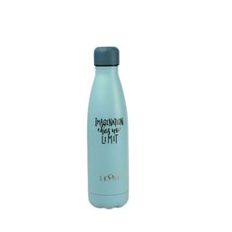 HOOM Blue & Black Single Stainless Steel Printed Single Wall Vacuum Water Bottle-image-72