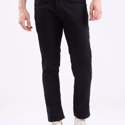 SPYKAR Men Black Cotton Slim Fit Low-Rise Jeans-picture-10