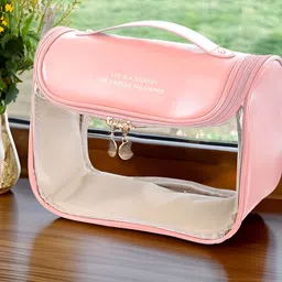 Aura Pink Set of 1 Water Resistant Makeup Organiser Organisers-58
