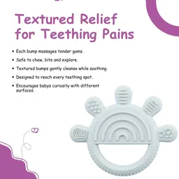 Adore Tusk Pro Silicon Teether - Hi 5 Theme image 3