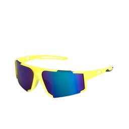 Peter Jones Eyewear Unisex Sports Sunglasses with UV Protected Lens PS001Y-Yellow-42