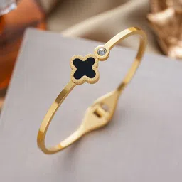 Designs & You Women Crystals Gold-Plated Bangle-Style Bracelet-13