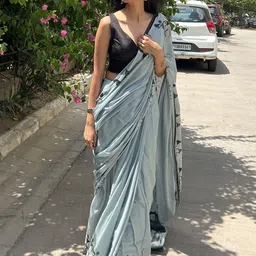 Anouk Rustic Warli Bagh Saree image 4