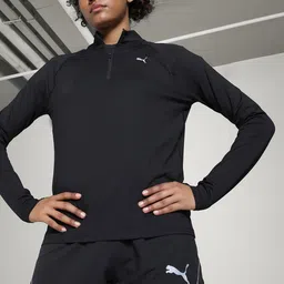 Puma Run Velocity CloudspunBrand Logo Printed Long Sleeve Running Top-56