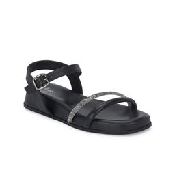 Delize Striped Leather Comfort Sandals-19