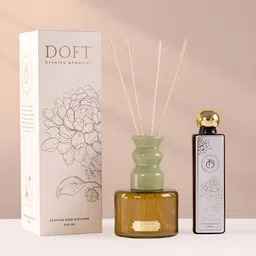 DOFT CANDLES Sage Cleanse Scented Oil With 8 Reed Sticks Diffuser Set - 200 ml image 2