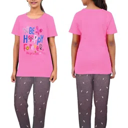 ACTLIVE Girls Pink Cotton Blend Clothing Set-image-87