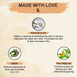 Nimbarka Neem Clay Face Mask with Deep Cleansing & Hydrating Formula - 100 g image 5