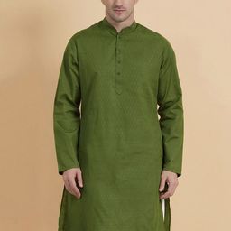 SG LEMAN Men Paisley Thread Work Kurta-picture-56