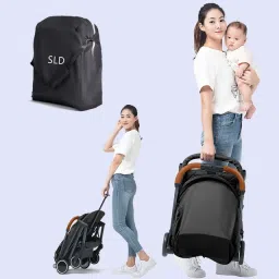 Travel Lite Stroller - SLD by with Hooks - Black Stroller-13