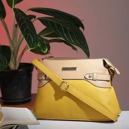 Mast & Harbour Colourblocked Swagger Sling Bag-7