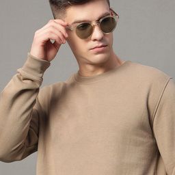 The Roadster Lifestyle Co. Men Round Neck Pullover Sweatshirt-picture-0