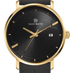 SANSIMAYO Men Round Dial Analogue Watch SM-WM-168-BLACK image 3