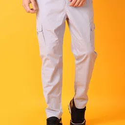 V-Mart Men Regular Fit Cargos Trousers-picture-14