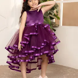 Toy Balloon kids Girls Net Fit & Flare Dress-picture-37