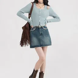 StyleCast Straight Mini Skirt-image-68