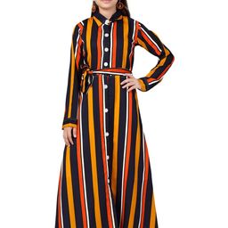 Muhuratam Embellished Fit and Flare Dress-picture-12