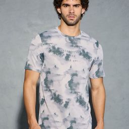 Technosport Men Printed Antimicrobial Slim Fit T-shirt-image-5