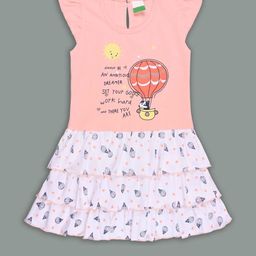 Girls Printed Frock Dress-26