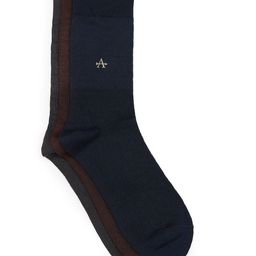 Arrow Men Pack Of 3 Patterned Pure Cotton Knit Mid Calf Length Socks-picture-25