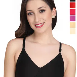 Liigne Women Pack Of 6 Full Coverage Lightly Padded Bra-image-82