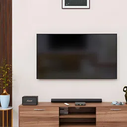 SPYDER CRAFT Brown Engineered Wood Spyder Craft Matte Finish TV Entertainment Unit-picture-7