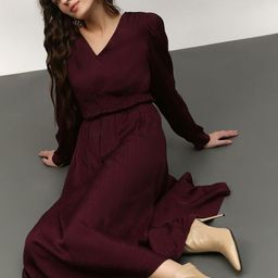 Vero Moda Fit & Flare Maxi Dress-image-50