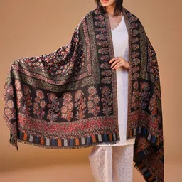 SWI Stylish Women Ethnic Motifs Woven Design Shawl-image-94