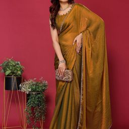 Moksha Trends Embellished Beads and Stones Border Saree-image-47