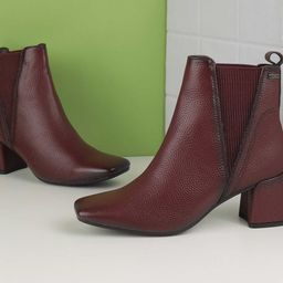 Mochi Women Casual Block-Heeled Chelsea Boots-image-96