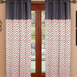 Dekor World Multicoloured Set of 2 Window Curtain-16
