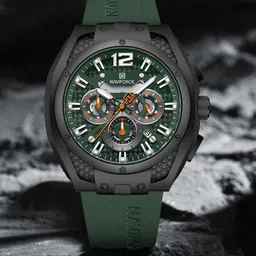 Naviforce Men Dial & Straps Analogue Chronograph Watch NF8063_B GN GN-55