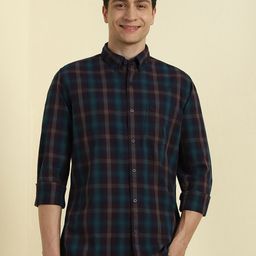 Allen Solly Men Checked Casual Shirt-image-93