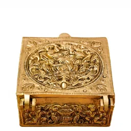 The Advitya Lord Ganesha Storage Box Brass Religious Idol-image-63