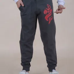 KiddoPanti Boys Printed Mid-Rise Joggers-image-26