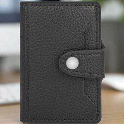 Provogue Men Solid Textured Short Card Holder-image-14