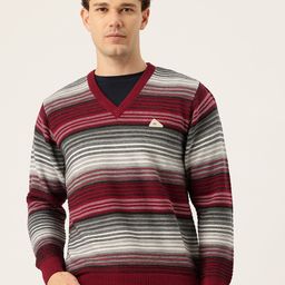Monte Carlo Striped V-Neck Pullover-picture-28