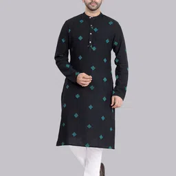 Saffron Threads Men Kurta-picture-10