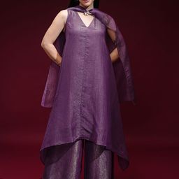 Vishudh Women Regular Kurta with Palazzos & With Dupatta-26